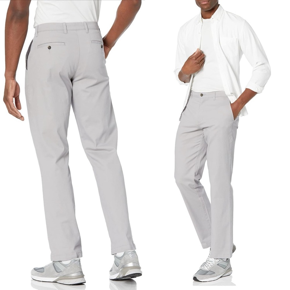 NWT Amazon Essentials‎ Men's Classic-Fit Casual Stretch Chino Pant 44W X 28L